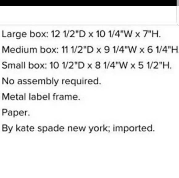 Kate Spade Nesting Boxes - Picture 6 of 7